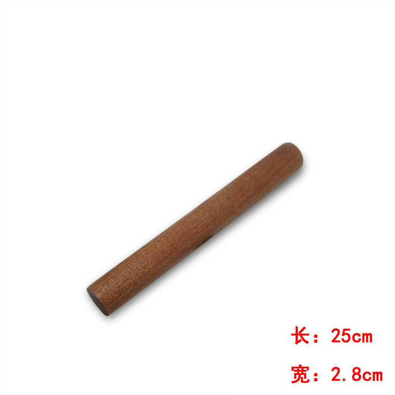 Picture of Haoyuan black sandalwood rolling pin manufacturer wooden rolling pin solid wood non-stick flour stick kitchen baking tool