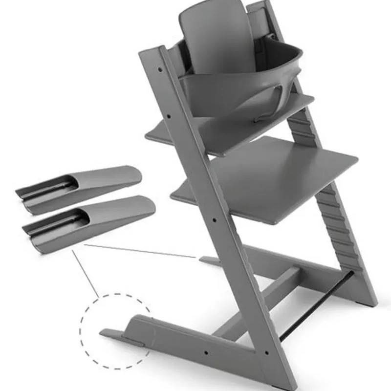 Picture of Baby dining chair put in the growth chair support leg lengthened down the accessories a pair of dining chairs anti-reverse wholesale postage