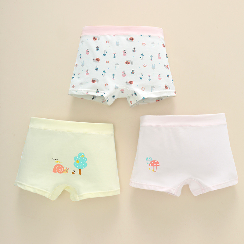 Picture of Girls' boxer briefs pure cotton class a children girls' baby girls' boxer shorts medium and large children's shorts wholesale