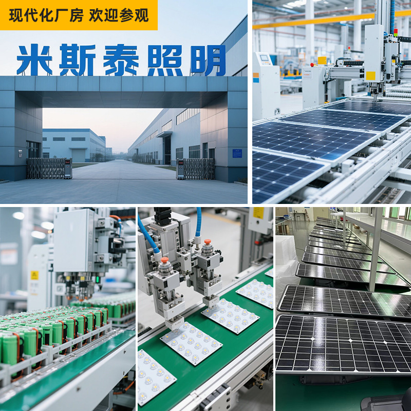 Picture of Source Wholesale Courtyard Lamp Die-Cast Aluminum Ip65 Waterproof Intelligent Control Greening Community Park Solar Courtyard Lamp
