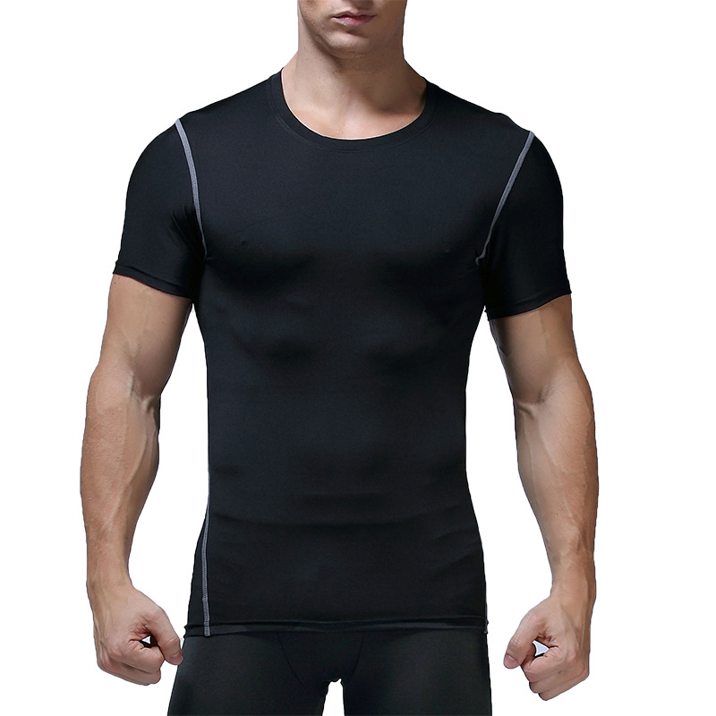 Picture of Outdoor Special Training Quick-dry T-shirt Men's Short-sleeved Summer Tight-fit Running Sports Fitness Clothes Sweat-absorbent Quick-dry