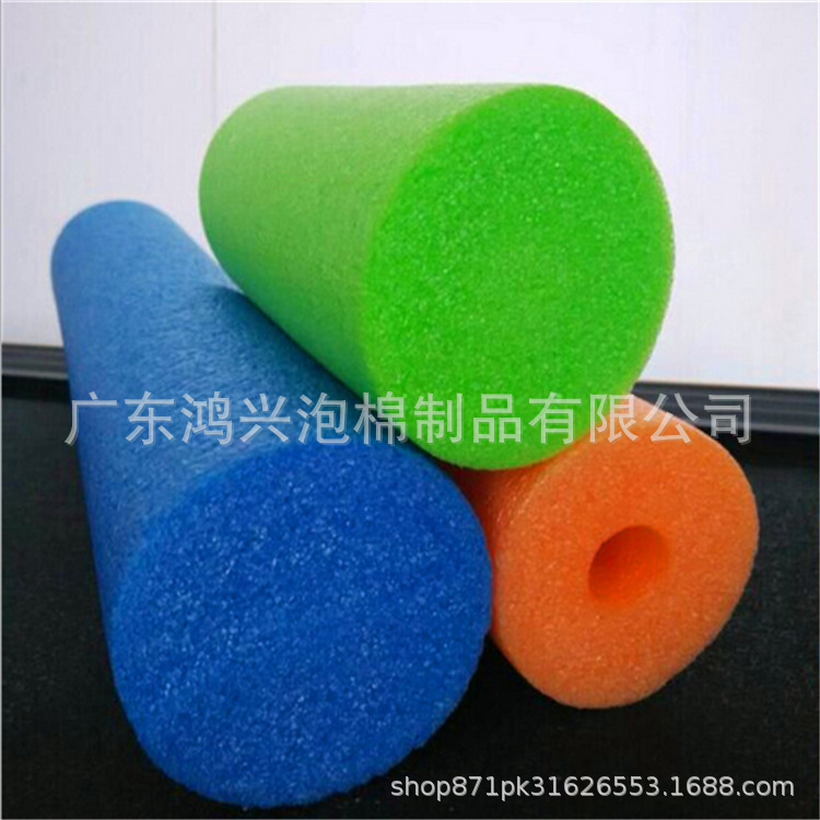Factory supply epe pearl cotton foam tube large buoyancy foam water swimming pearl cotton tube rod buoyancy ring