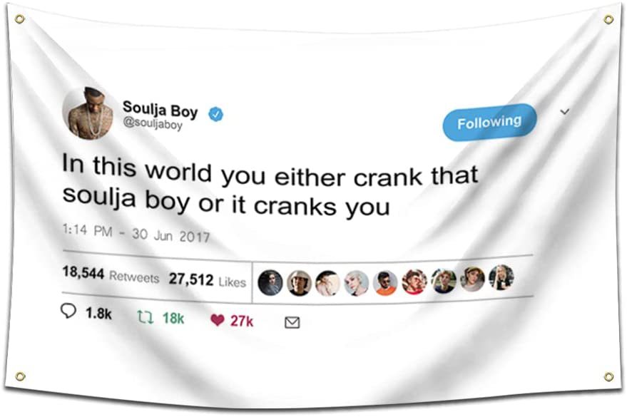 In This World You Either Crank That Soulja Boy