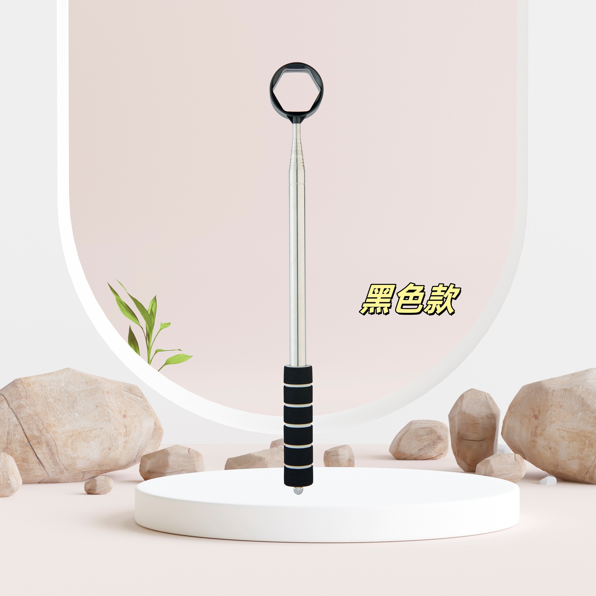Picture of Golf Stainless Steel Ball Retriever Antenna, Extendable Golf Club Retriever, Golf Supplies
