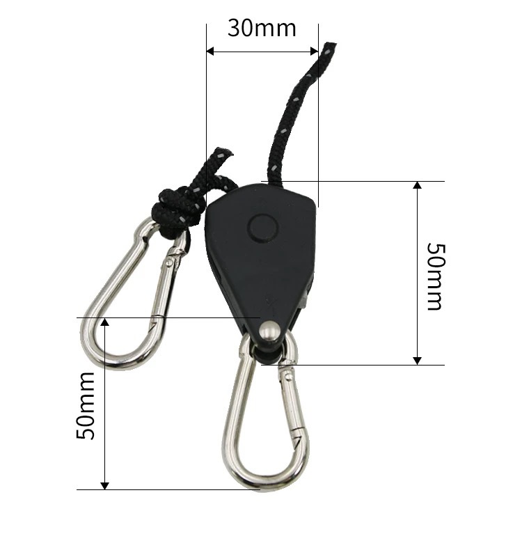 Picture of Plant Growth Light Lifting Rope Lighting Sling Tent Lamps Lanyard Hanging Hook Hardware Accessories