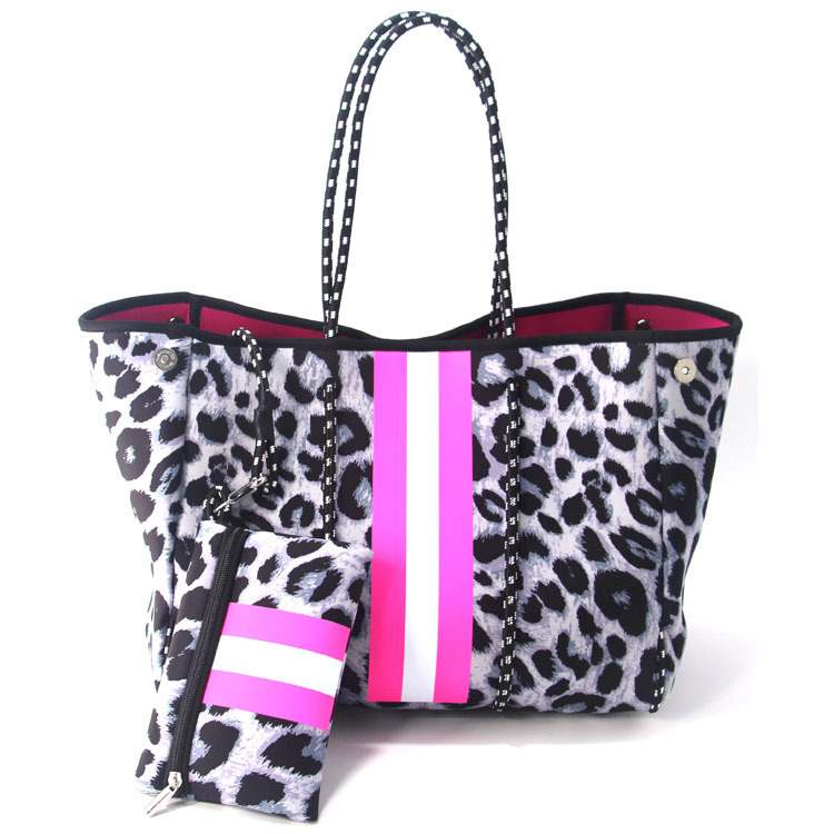 Picture of Diving Material Perforated Beach Bag European and American Fashion Portable Shoulder Strap Mother Bag Outdoor Casual Bag Portable Women's Bag for Women