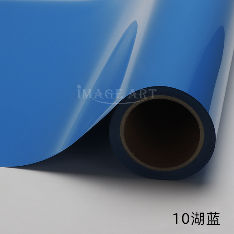 Picture of PU thermal transfer engraving film logo printing ordinary color engraving hot stamping film clothing T-shirt hot stamping film whole roll