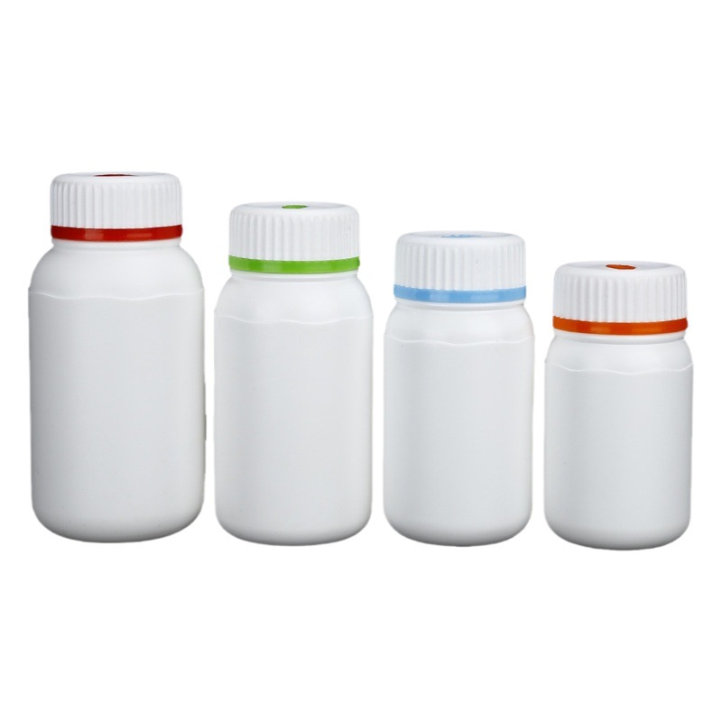 150g Double-Layer Leaf Cover Bottle 120Cc Health Care Product Bottle 200Cc White Vitamin Tablet Bottle Capsule Calcium Tablet Bottle