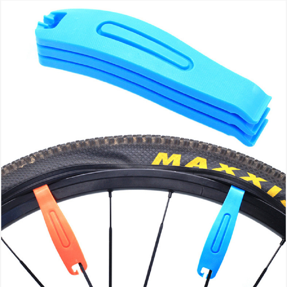 Wholesale color bicycle tire crowbar super strength curved nylon crowbar 3PCs crowbar tire bar set
