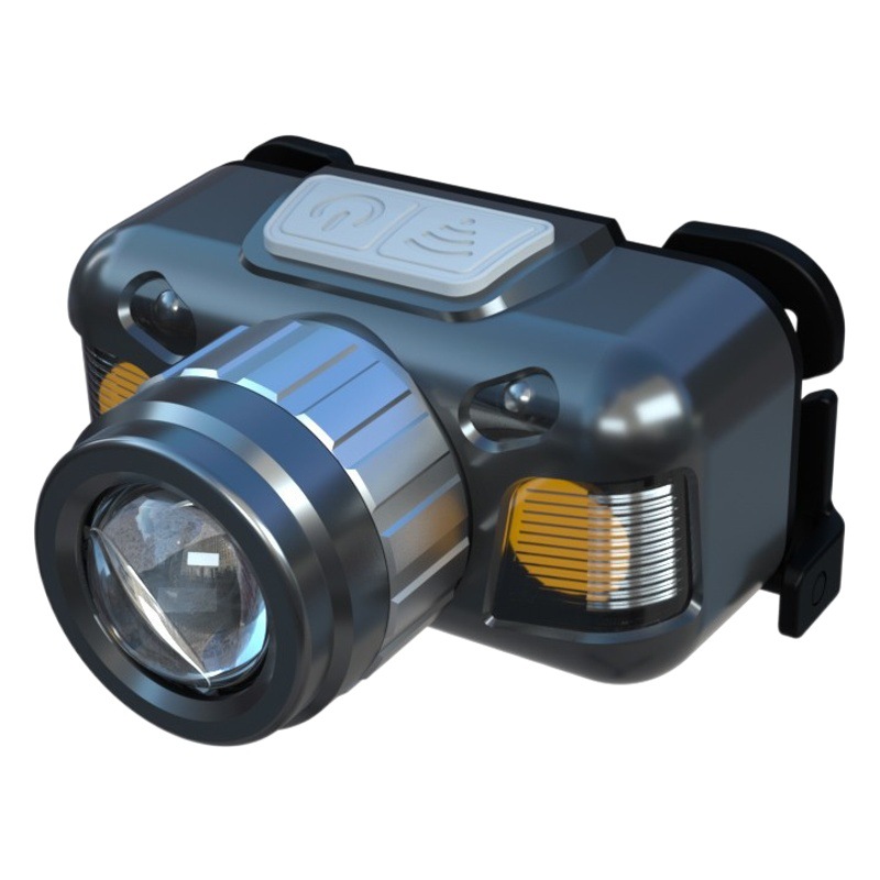 Walson manufacturer WD06 headlamp night fishing strong light charging super bright long shot waterproof working miner lamp induction headlamp