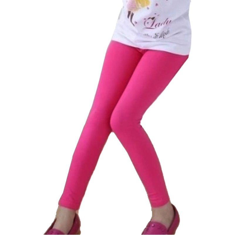 2021 new summer children's pants thin girls' leggings children's modal nine-point bottom pants foreign trade children's clothing wholesale