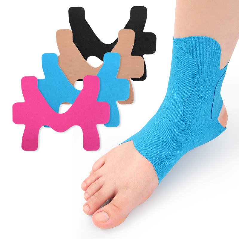 Pre-slitting Elastic Sports Ankle Protection Stretching Rebound Muscle Internal Effect Sticker Ankle Bandage Muscle Sticker Sports Bandage