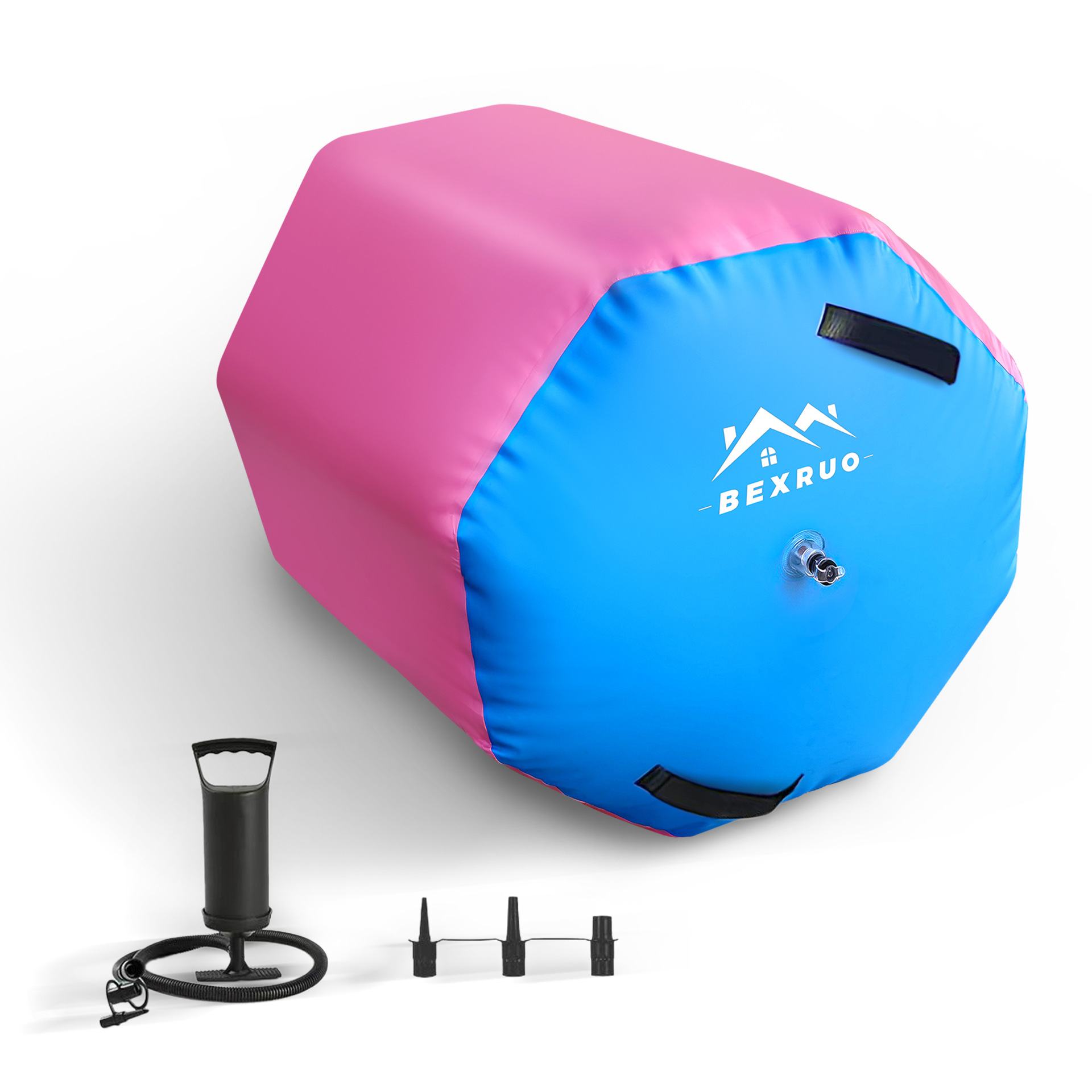 Inflatable Gymnastics Backflip Air Mat Track Air Barrel Air Drum Rolling Mat Bucket Type Backbend Trainer Yoga