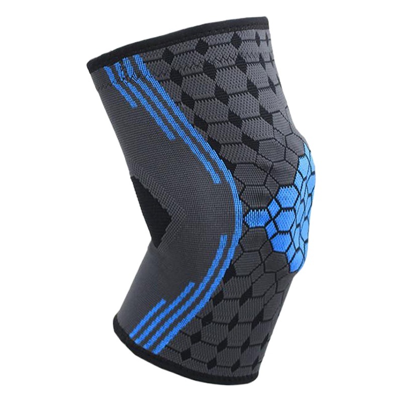 Shiwei's New Knitted Stereo Silicone Support Nylon Breathable Sports Knee Pads Running Cycling Mountaineering Protection