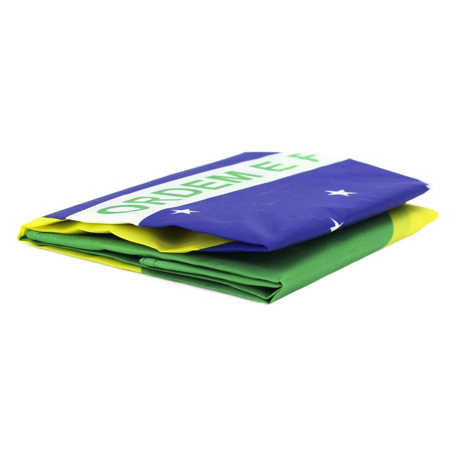 90*150cm Brazil flag manufacturers 3 * 5ft polyester flag cross-border supply Brazil flag in stock wholesale