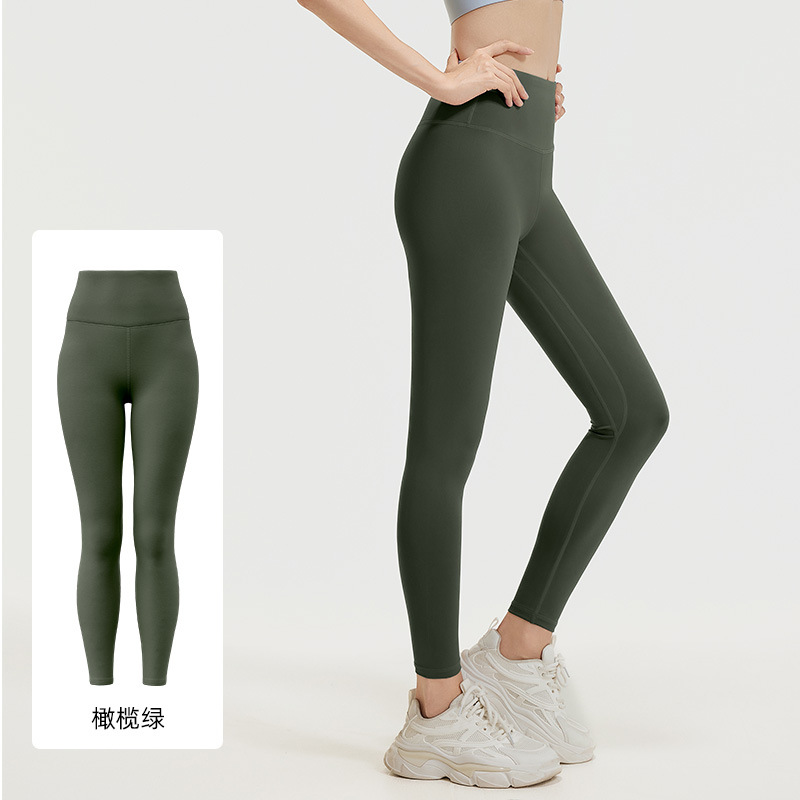 Picture of Juyitang Sports Fitness Pants Peach Pants Running Hip Lifting High Waist Slimming Elastic Tight Yoga Pants for Women