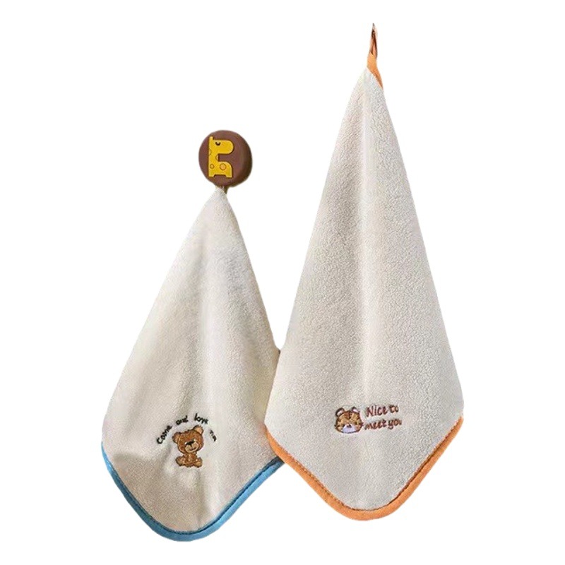 Wholesale baby household face towel newborn children face washing super soft small square towel handkerchief baby bath saliva towel