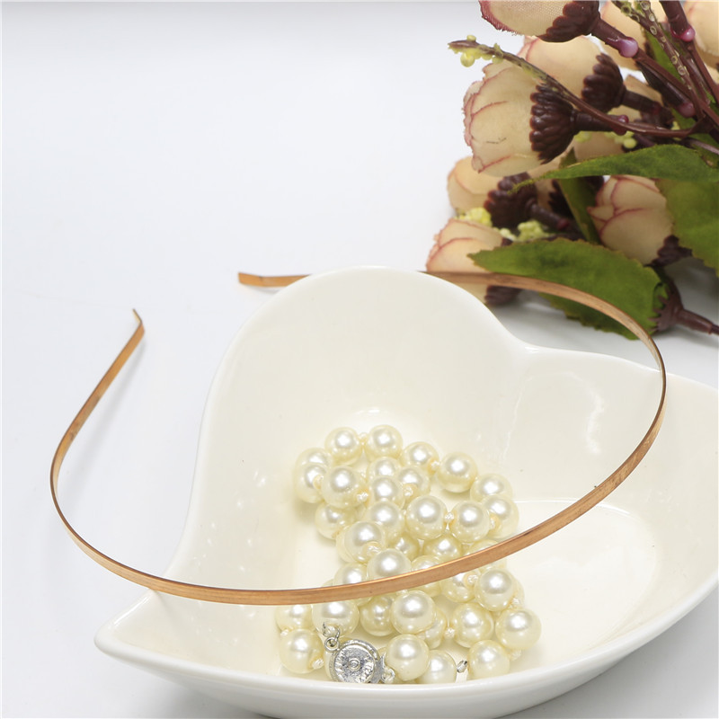 Picture of DIY hair accessories hair band accessories wholesale thick plated black gold silver copper accessories hair band