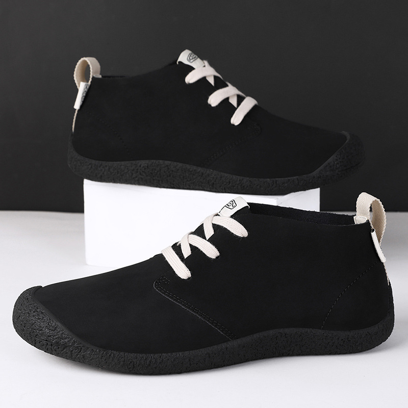 2024 Mid-Top Outdoor Shoes Camping Casual Non-Slip Hiking Shoes Men's Hiking Shoes Men's Export Breathable Non-Slip