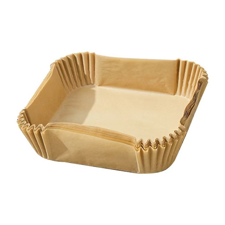 Picture of Cross-border supply air fryer paper special paper rectangular oil paper square paper tray baking round oil paper pad wholesale