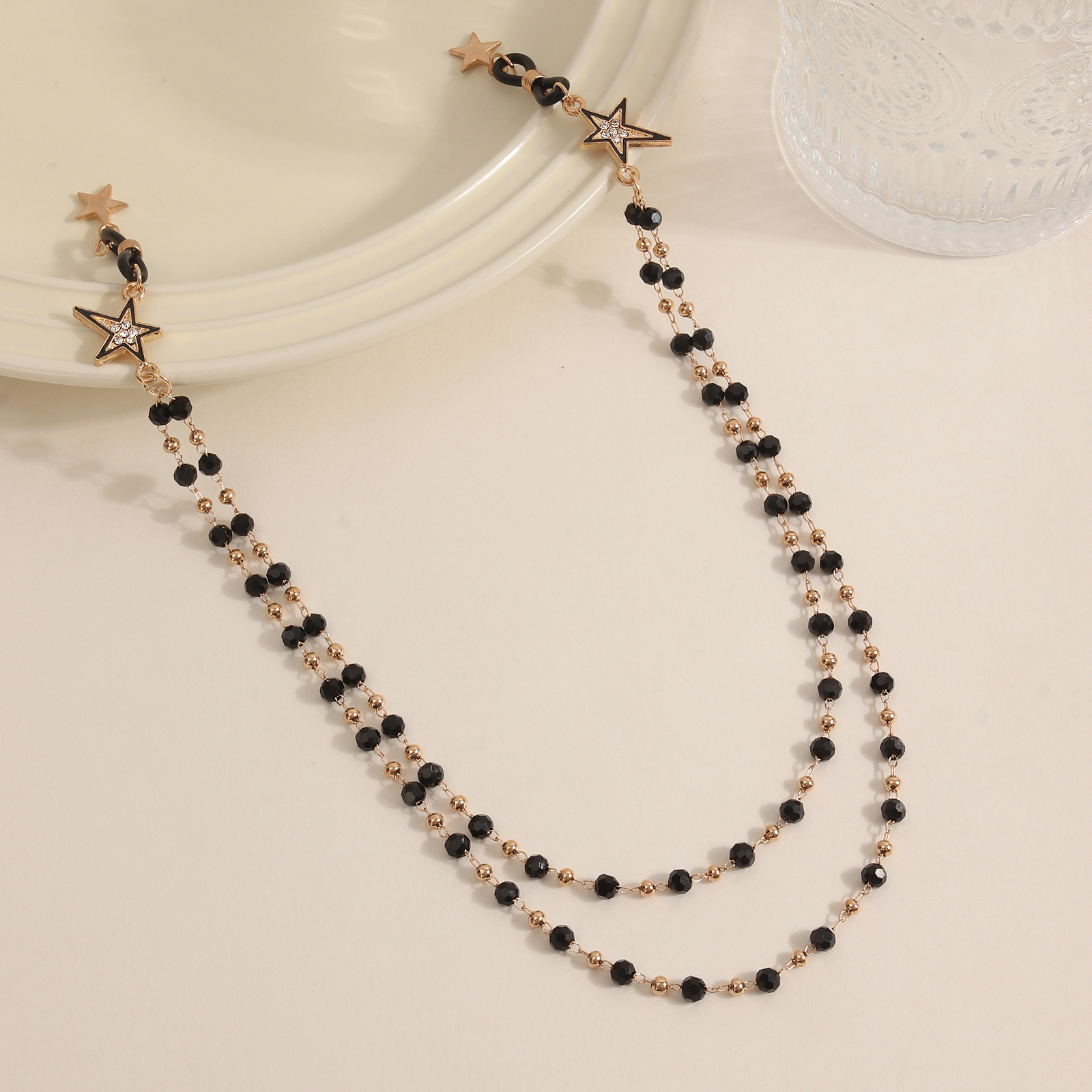 Picture of New sexy multi-layer tassel chest chain women's nightclub sexy niche five-pointed star chain body chain nipple chain accessories