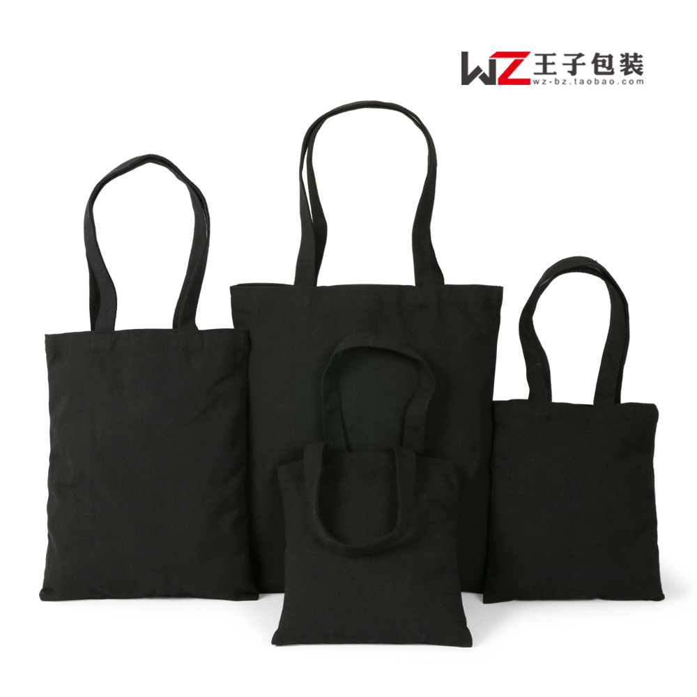 Canvas Bag Portable Shopping Bag Shoulder Bag Student Canvas Bag Crossbody Environmental Bag Wholesale Cotton Bag Printed logo