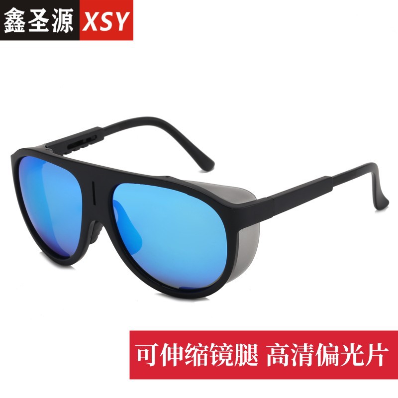 68056 European and American large-frame polarized sunglasses outdoor colorful goggles UV-proof men's sunglasses wholesale