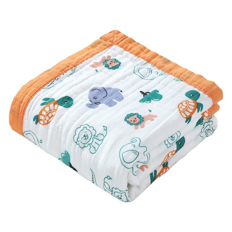 [Strict selection] gauze baby bath towel pure cotton newborn baby wrap towel baby Class a cotton wholesale children's bath towel