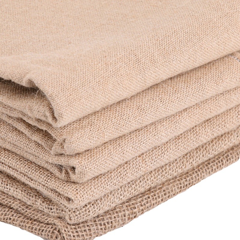 Picture of Jute cloth in stock handbags linen pet supplies 304050607080 bags jute cloth fabric burlap cloth