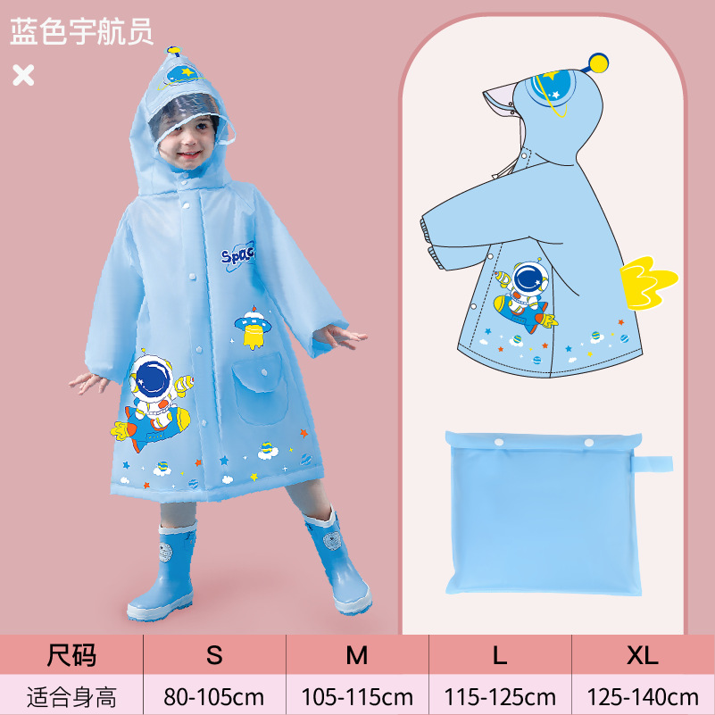 Picture of Children's Raincoat Girls Boys Baby Raincoat Girls Rainproof Clothing Kindergarten Poncho 5 Kidsren 4 Years Old
