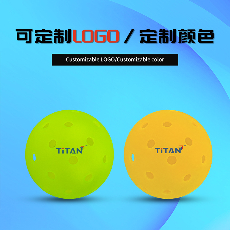 Factory direct high quality elastic pickleball rotomolding one-piece competition PE peak ball