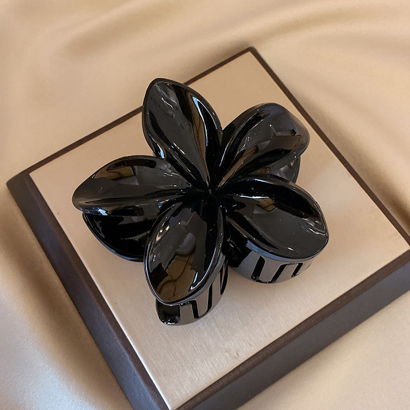 Picture of Cross-border egg flower clip large high-grade gradient Flower hairpin back head updo ponytail shark clip headdress