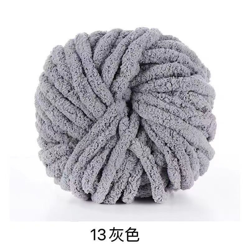 Picture of Extra Thick Ice Stick Cat Tail Thread Wholesale Sausage Wool Handmade DIY Cushion Blanket Cat Nest Big Tree Sweater Decoration
