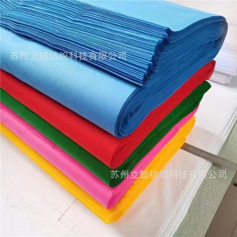 Picture of Pure Polyester White Cloth Red Cloth Handmade DIY Cloth Brushed Cloth Red and White Happy Event Cloth Red Scarf Cloth