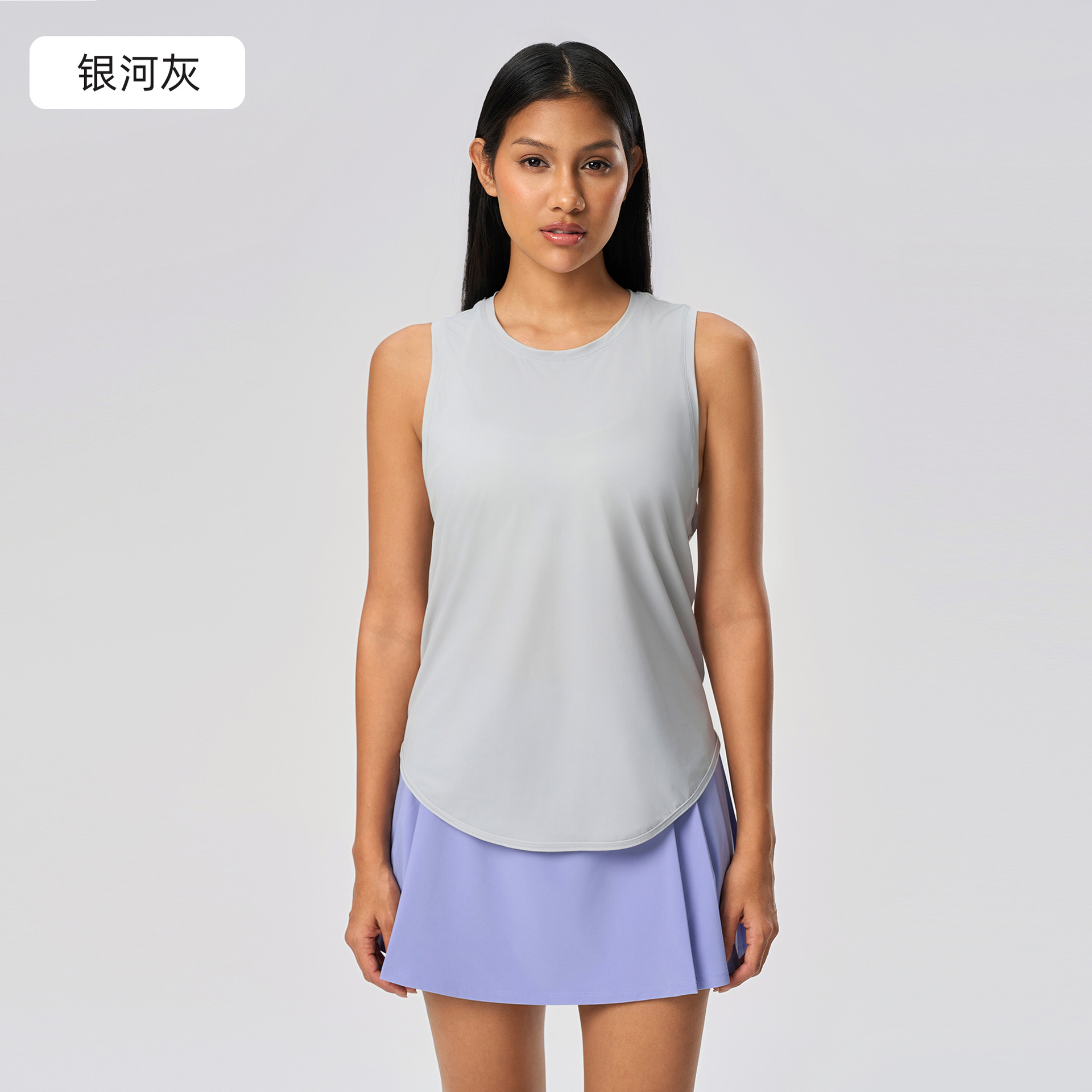 Picture of New Quick-drying Vest Women's Fitness Yoga Sleeveless Blouse Running Breathable Loose Sports T-Shirt Summer S2023