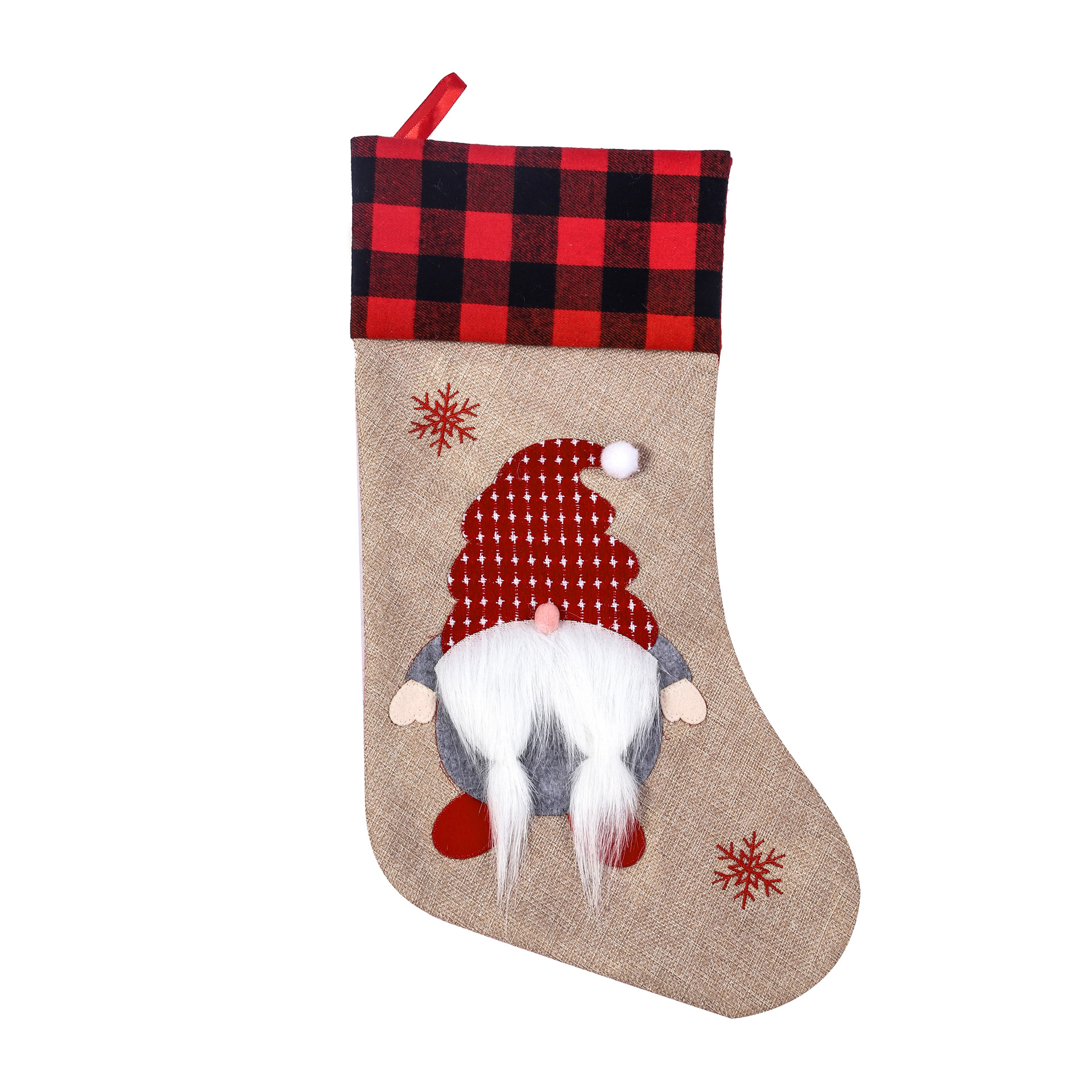 Picture of Christmas cross-border new Nordic style gnome Faceless Old man Christmas stocking gift bag Christmas decorations
