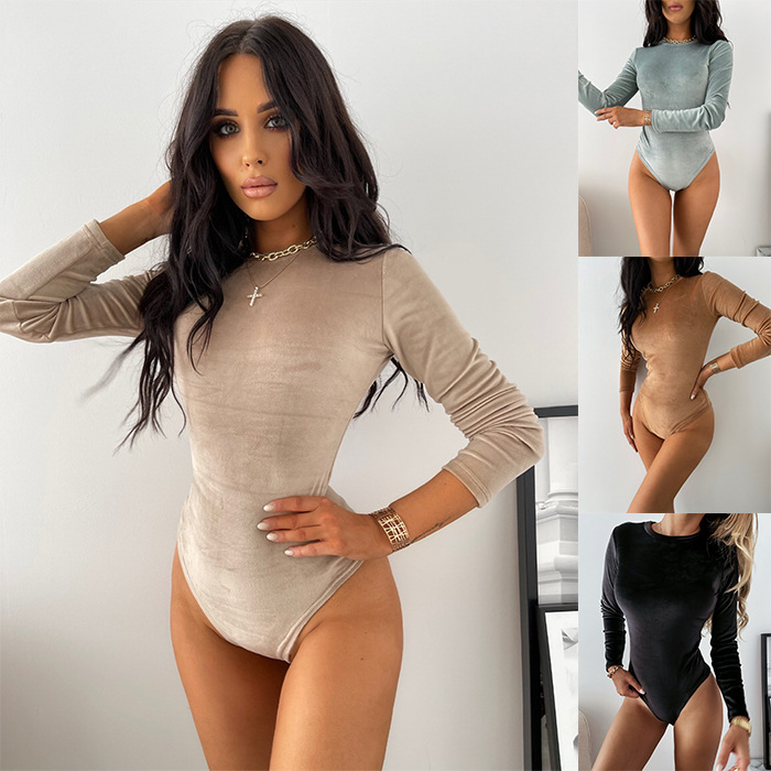 Independent Station Amazon Hot Autumn and Winter Long Sleeve Sexy Women's