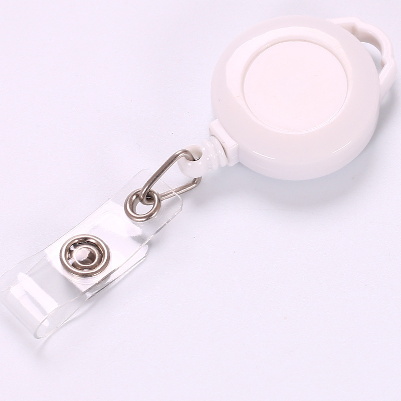 Picture of Autumn Rain 15mm Ribbon Square Ear Plastic Easy Pull Buckle Certificate Lanyard Easy Pull Breast Card Telescopic Buckle Telescopic Buckle