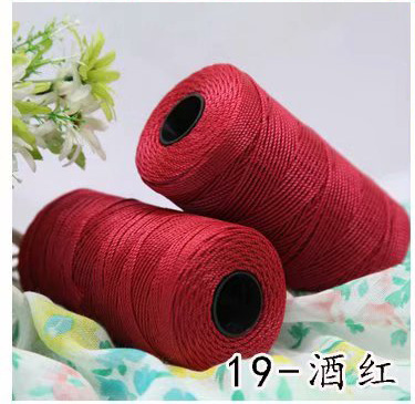Picture of Three strands of nylon thread twine hook wire knitting hook hat shoes line car seat ice silk wool manufacturers wholesale