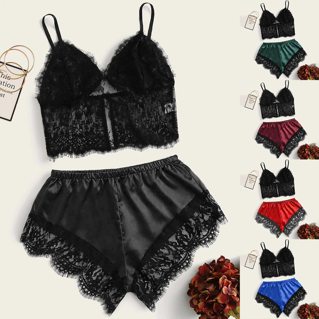 Picture of Amazon Explosions Pajamas Silk Home Wear Underwear Nightdress ebay European and American Manufacturers
