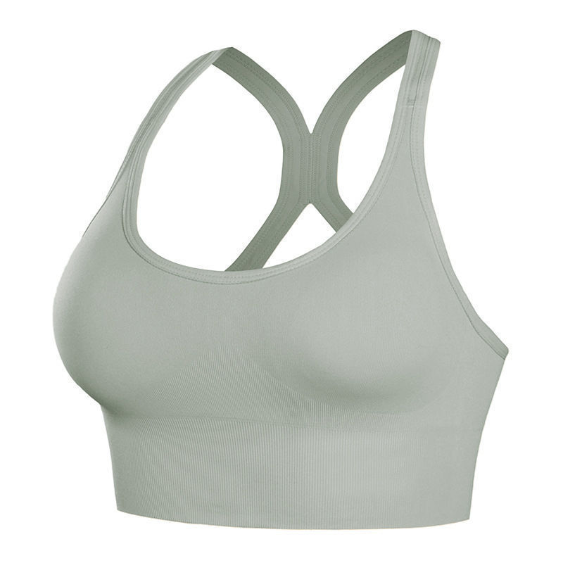 Picture of Cross-Border Large Size Shock-Proof Sports Bra Push-Up Tube Top Wide Shoulder Straps I-Shaped Vest Beautiful Back Underwear Bra