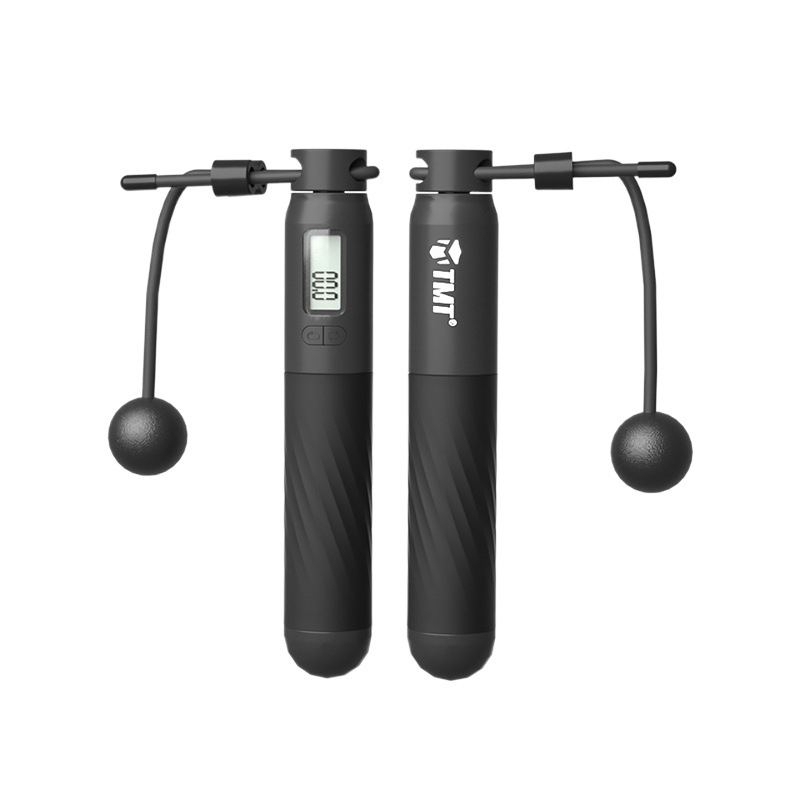 Tmt Cordless Jump Rope Electronic Counter Fitness Exercise Silicone Dual-Use Weighted Wholesale Counting Hot-Selling Aerobic