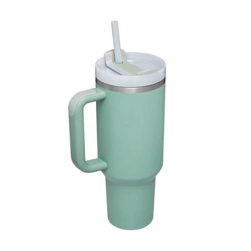 Picture of Cross-border 40oz generation second generation car cup 304 stainless steel handle thermos cup large capacity straw ice cup