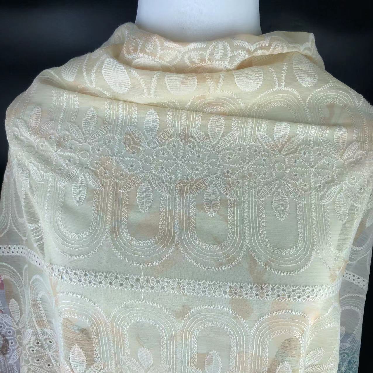 Xiaojun Textile Floral Pattern Computer Embroidery Printed Fabric Chinese Print Children's Clothing Fabric Dress Han Dynasty