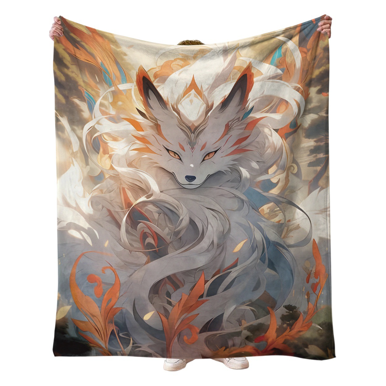 Flannel Blanket Cartoon Secondary Element Blanket Home Office Nap Blanket Living Room Sofa Autumn and Winter Flannel Blanket