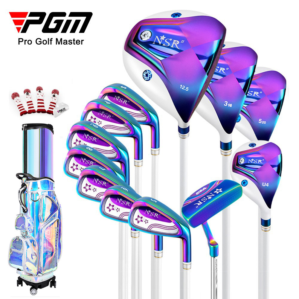 Pgm Golf Club Women's Set Titanium Alloy No. 1 Wood Set Classy Professional Club Combination Set