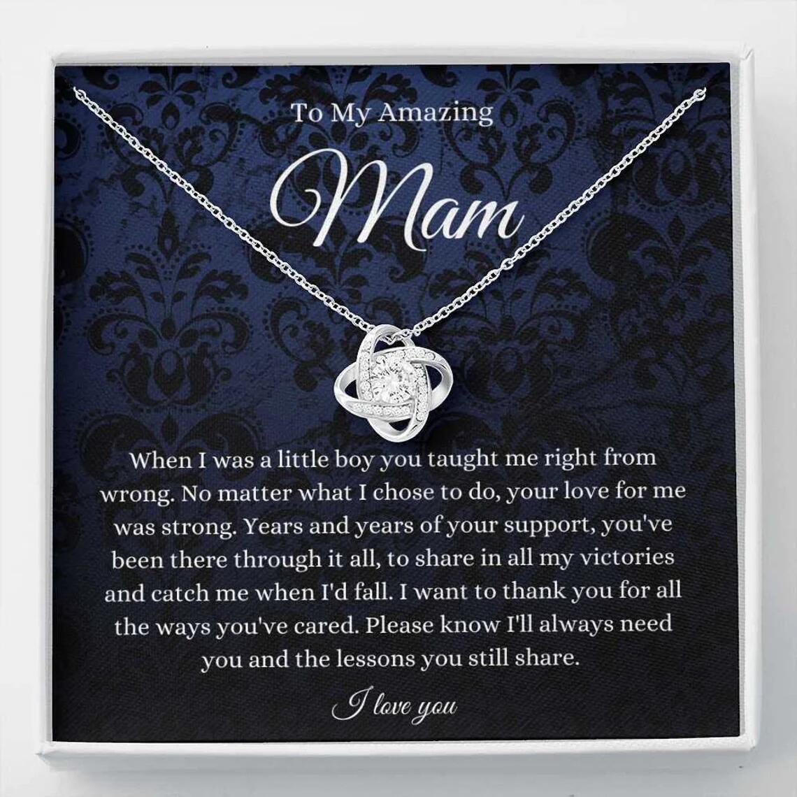 wish New necklace fashion simple four-leaf clover pendant necklace eternal love clavicle chain gift for mom