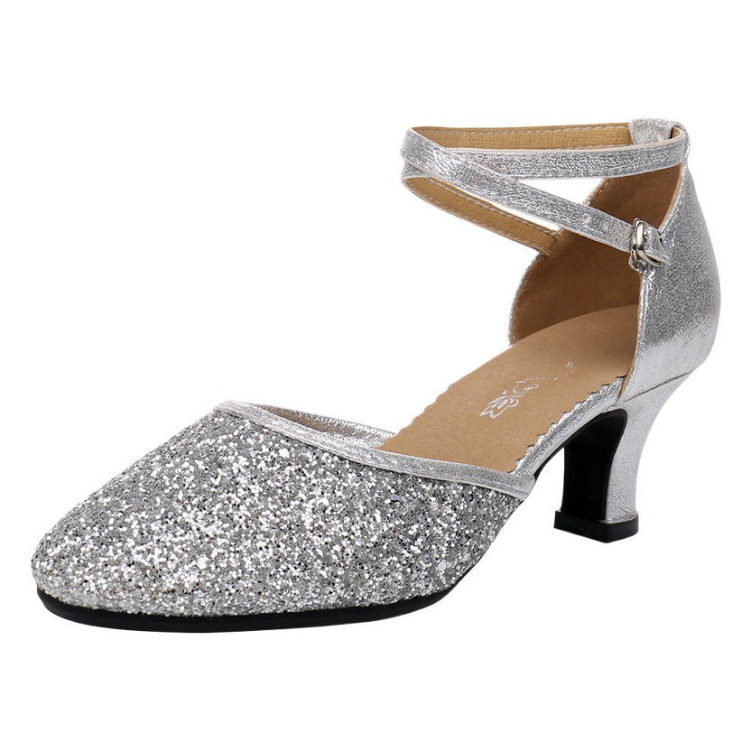 New dance shoes women dance shoes square dance shoes Latin dance shoes high heel social dance shoes soft bottom manufacturers wholesale