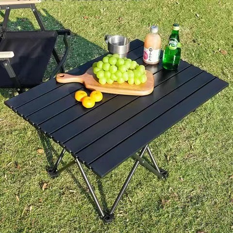 Picture of Folding table egg roll table camping table picnic table portable equipment supplies simple small Table Office small table