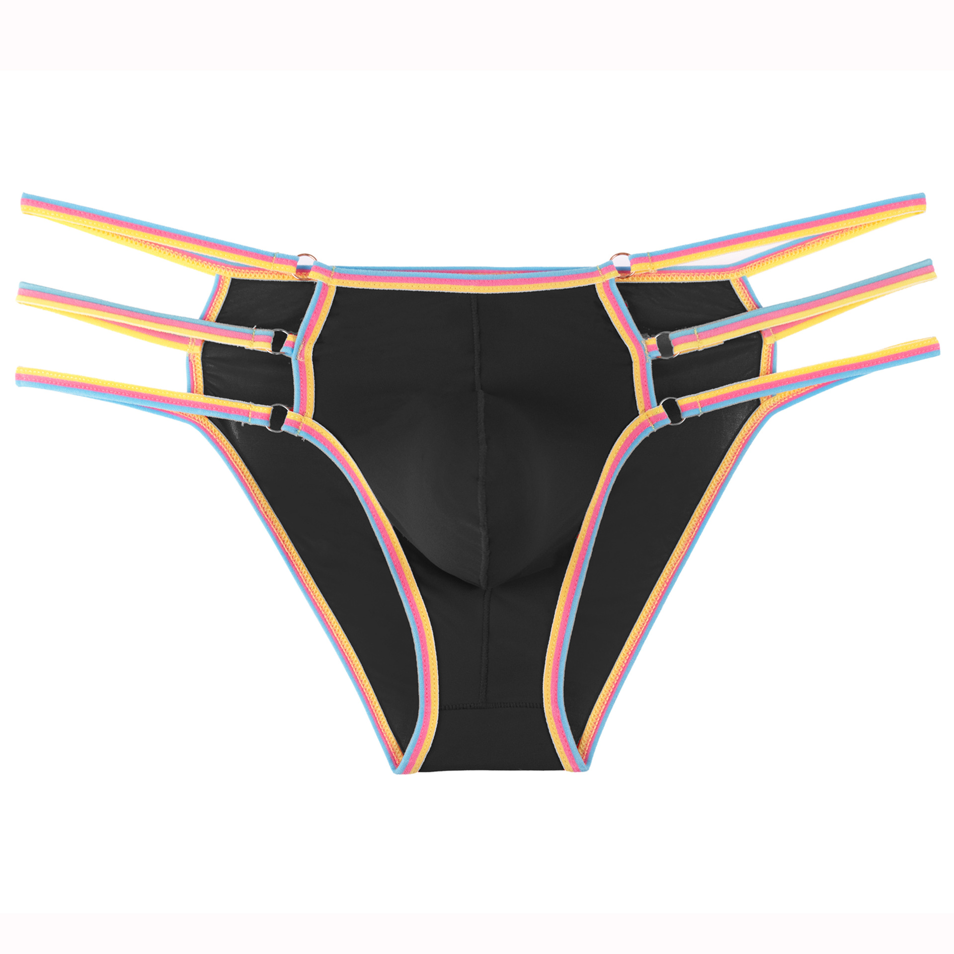 Picture of Foreign trade Men's sexy pants low waist Men's Ice Silk sexy small triangle mini underwear men's triangle underwear B887